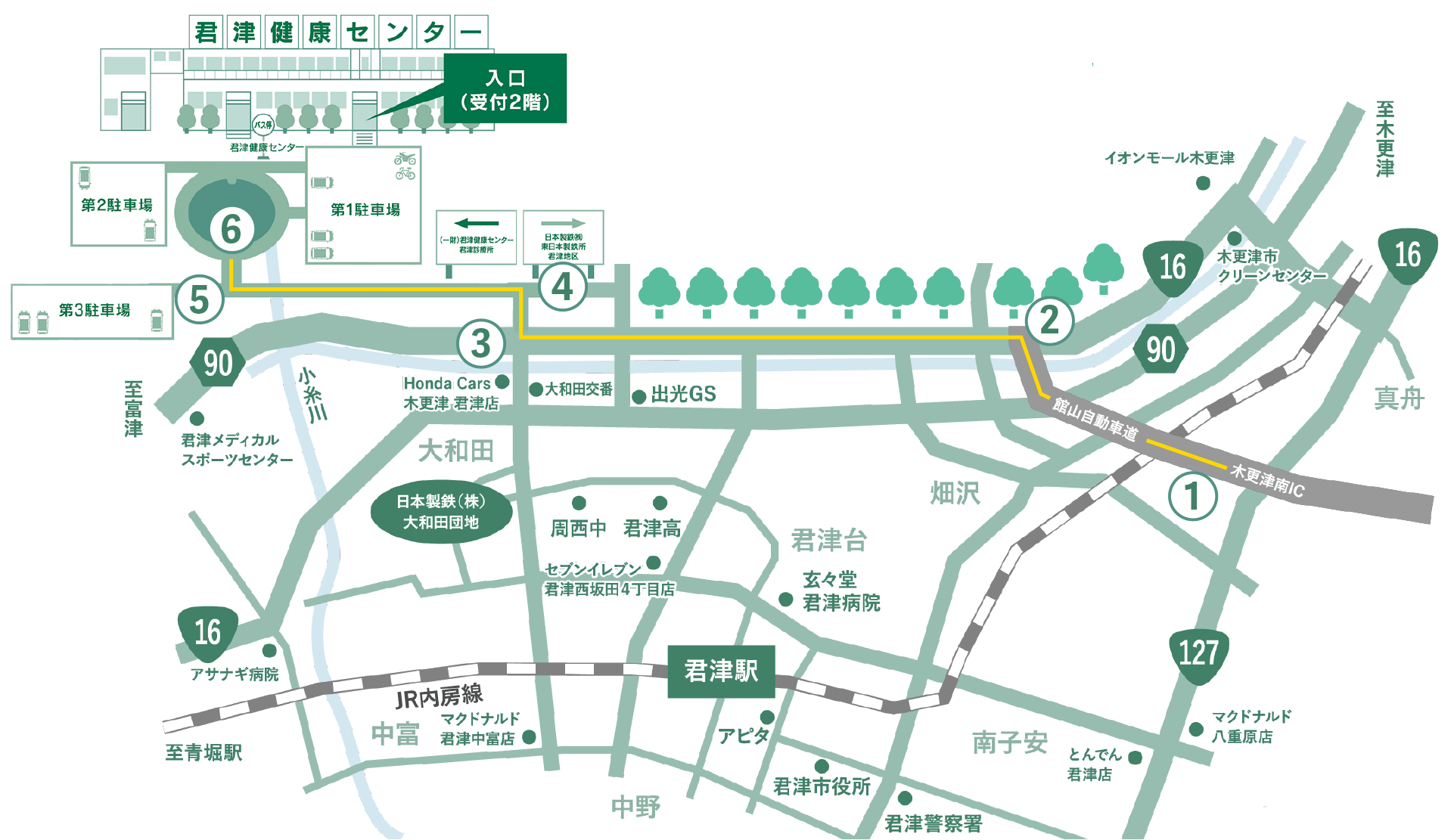 館山自動車道をご利用の方